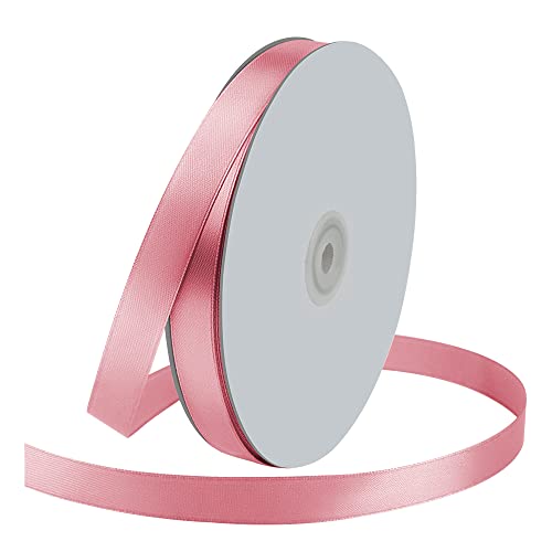5 8" x 100 Yards Pink Satin Ribbon Crafts Gift Wrapping