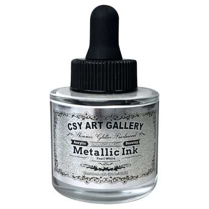 Silver White Calligraphy Inks for Artist