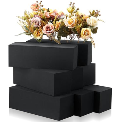 12 Pcs Reusable Floral Foam Blocks Water Weather Resistant Dry Floral Foam for Artificial Flower Arrangements Outdoor Flower Boxes Outside Hanging Planters Wedding Home Decor
