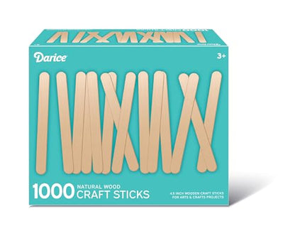 1000 Pcs Popsicle Stick (1000 Count)