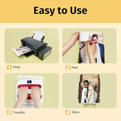 Tru Wood Heat Transfer Paper for Inkjet Printer