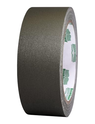 1-1/2 Inch Olive Green Bookbinding Repair Tape, 15 Yard Roll