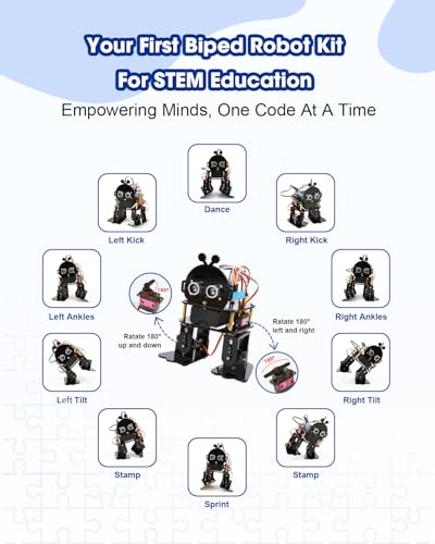 Biped Robot Kit STEM Toys Science Kit for Kids