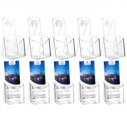 Clear 4x9 Trifold Brochure Holder (10 Count)