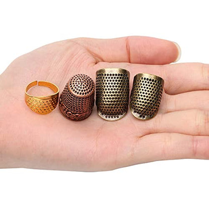 4 Piece Sewing Thimble Hand
