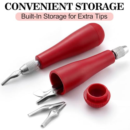 12 Pack,Red,Umigy Craft Linoleum Cutter Kit Carving Tools Assortment (12 Count)