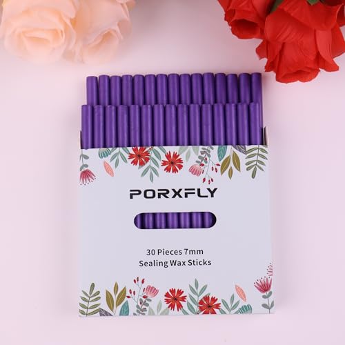 30 Pieces 7mm Sealing Wax Sticks for Glue Gun