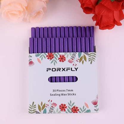 30 Pieces 7mm Sealing Wax Sticks for Glue Gun