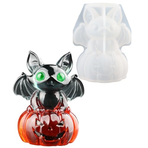 Halloween Bat Pumpkin Resin Mold