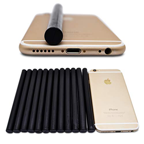 Black Large Sealing Wax Sticks for Hot Melting Glue Gun (12 Count)