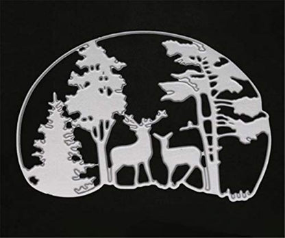 Metal Cutting Dies DIY Merry Christams Embossing Stencil Template Scrapbooking Card Making Mold Photo Album Arts Crafts Tools