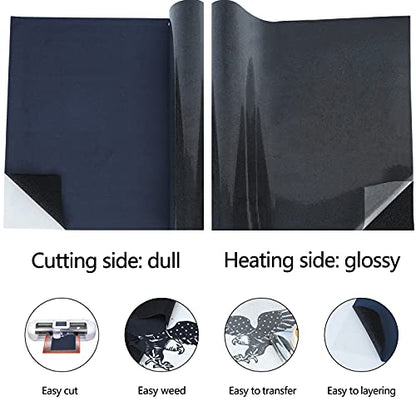 Glitter HTV Heat Transfer Vinyl Rolls (8 Foot)