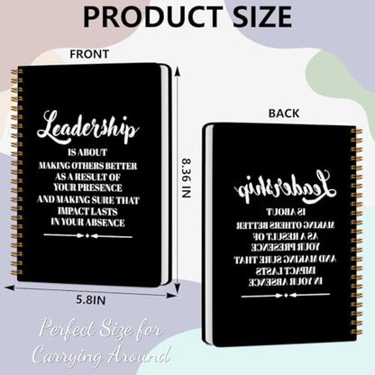 Thank You Leadership Gifts Notebook Journal for Women Men Coworkers
