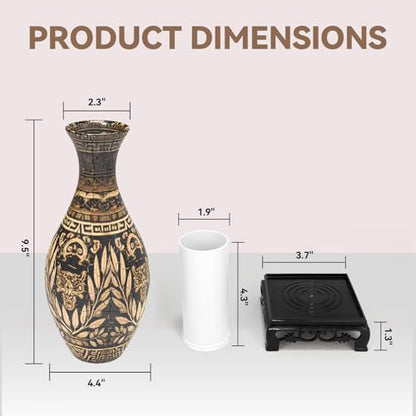 3D Puzzle Vase for Adults with 160 Plastic Pieces (160 Count)