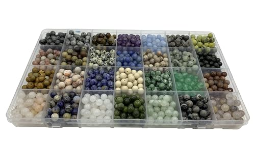 1260Pcs 6mm Natural Gemstone Beads