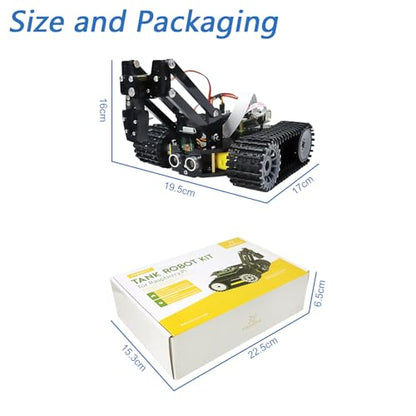 Tank Robot Kit for Raspberry Pi 5 4 B 3 B+ Zero 2 W