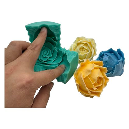 Blooming Rose Crystal Epoxy Silicone Mold