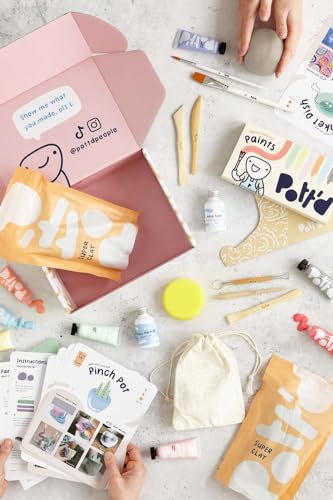 Pottery Kit Air Dry Clay Kit for Adults & Beginners