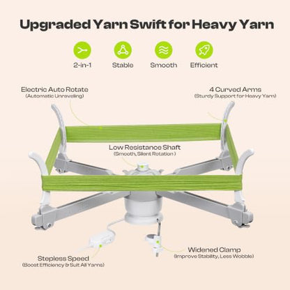 Electric Yarn Swift Y1 Pro