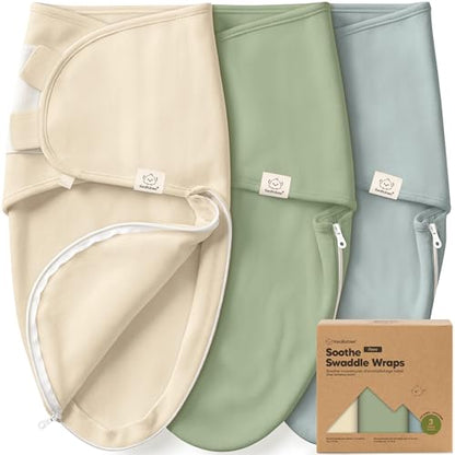 Newborn Swaddles with Zippers (3 Count)