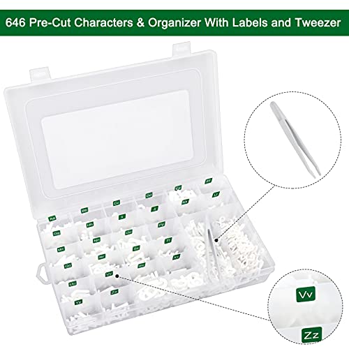 Letter Board Letters Only (646 Count)