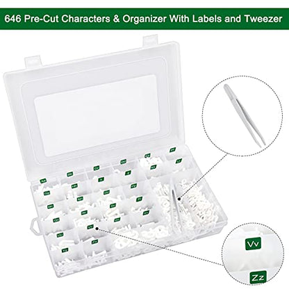 Letter Board Letters Only (646 Count)
