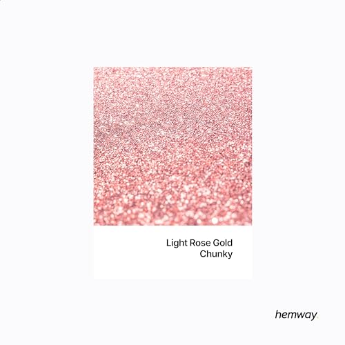Resin Glitter Light Rose Gold 100g Chunky (3.5274 Ounce)
