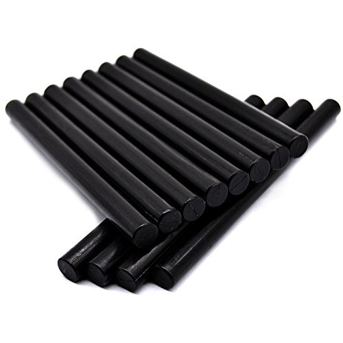 Black Large Sealing Wax Sticks for Hot Melting Glue Gun (12 Count)