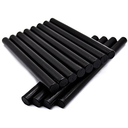 Black Large Sealing Wax Sticks for Hot Melting Glue Gun (12 Count)