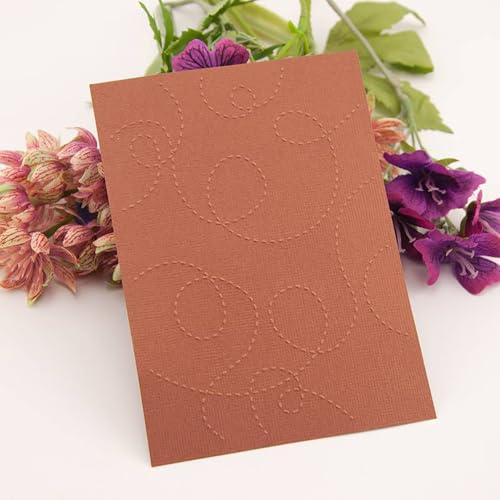 9Pcs Plastic Embossing Folders for Card Making Embossing Machine Template Mold Paper Card Embossing Stencil Flower Leaf Embossing Folder for Scrapbook Photo Album DIY Craft Decoration (9 Count)