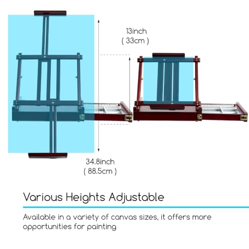 Portable Tabletop Easel for Painting