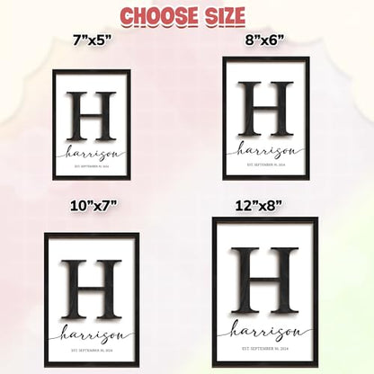 Personalized Family Name Sign