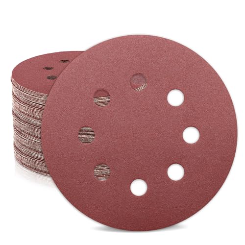 5 Inch 180 Grit Sanding Discs (50 Count)