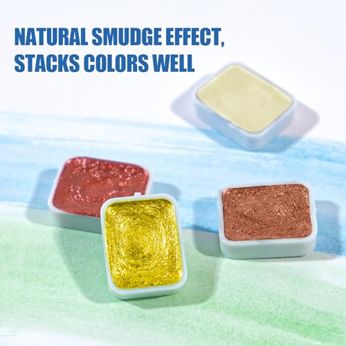 Mini Glitter Watercolor Paint Set (20 Count)