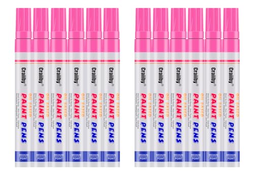 Pink Paint Markers (12 Count)