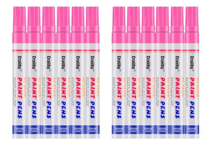 Pink Paint Markers (12 Count)