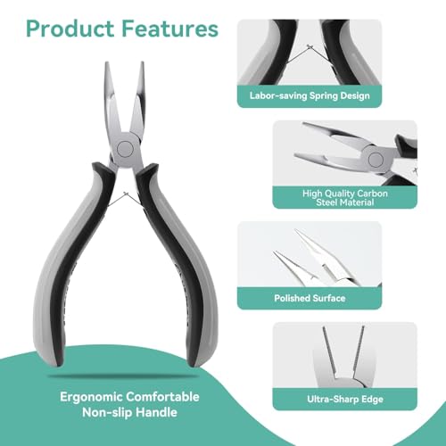 8 Pieces Mini Pliers Set