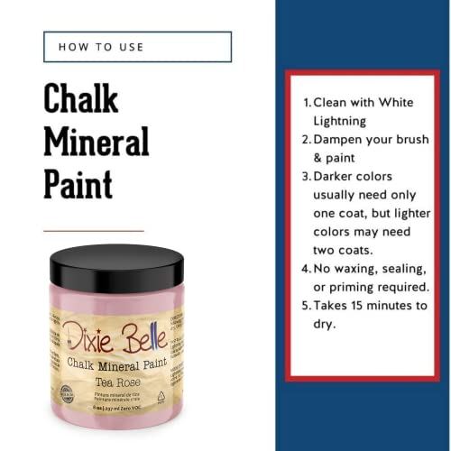 Chalk Mineral Paint (8 Fl Oz)