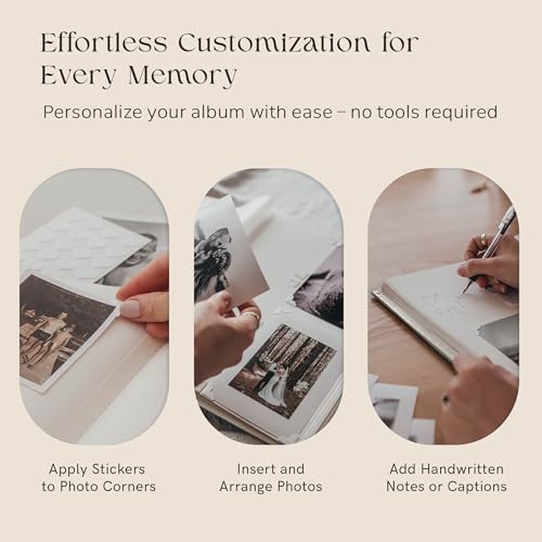Premium Scrapbook Album with Window and Writing Space