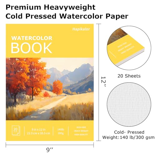 9"x12" Watercolor Paper (20 Count)