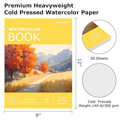 9"x12" Watercolor Paper (20 Count)