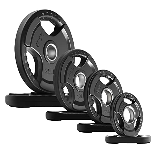 Olympic Rubber Grip Weight Plates (8 Count)