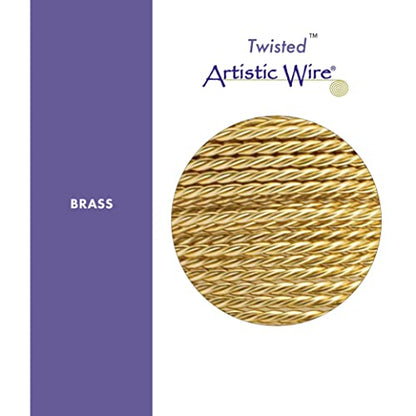 24 Gauge .51 mm Tarnish Resistant Brass Craft Wire