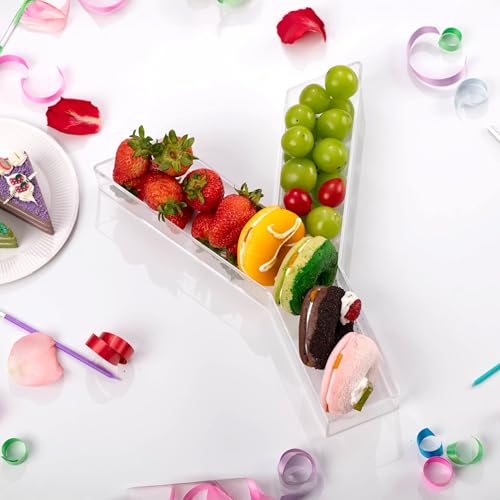 11" Clear Acrylic Letter & Number Charcuterie Tray