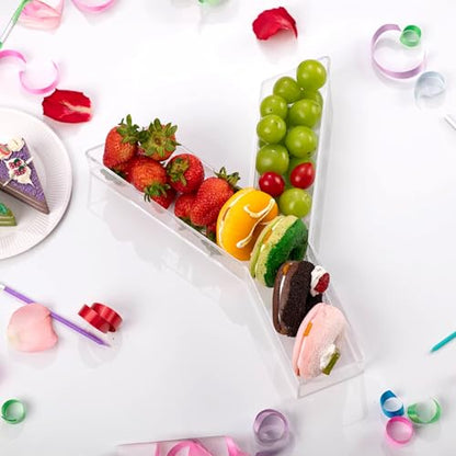 11" Clear Acrylic Letter & Number Charcuterie Tray
