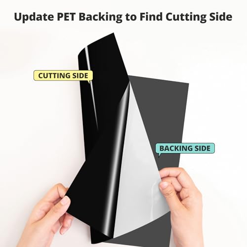 Black & White Glossy Permanent Vinyl (14 Count)