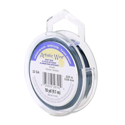 22 Gauge Silver Plated Tarnish Resistant Colored Copper Craft Wire