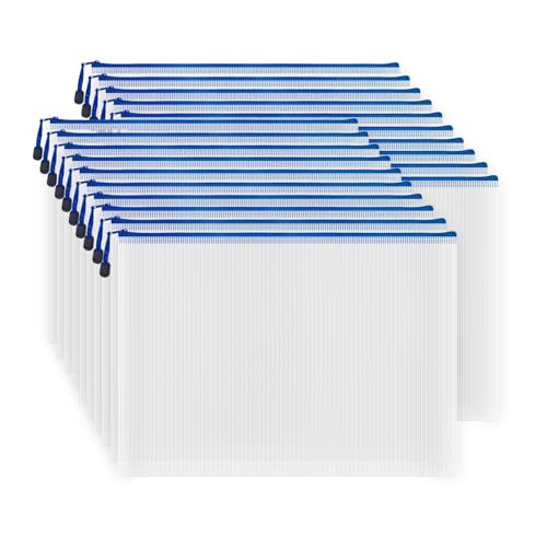 20pcs Mesh Zipper Pouch Bags (20 Count)