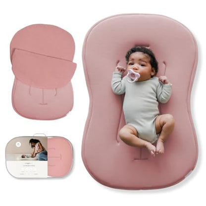 Organic Newborn Baby Infant Lounger Pillow & Travel Bag