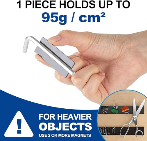 Magnetic Strips with Adhesive Backing 6 Pack